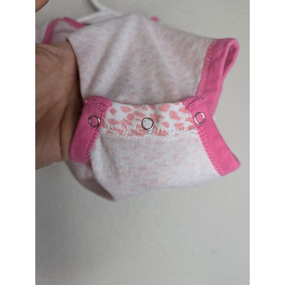 EUC Texas A&M Aggies Girls Infant Bodysuit Romper Size 3-6 Mos Pink Animal Print - Picture 6 of 8